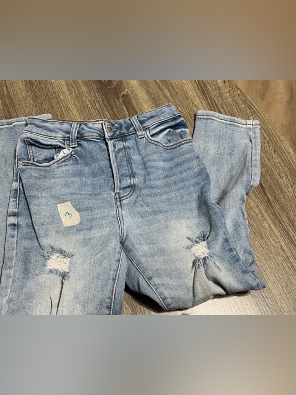 Casual Light Blue Boyfriend Jeans